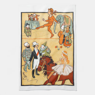 One Ring Circus: The Ringmaster & Crew Tea Towel