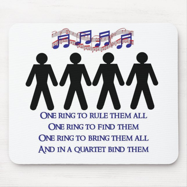 One ring mouse mat (Front)