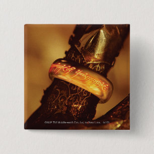 ONE RING TO RULE THEM ALL™ 15 CM SQUARE BADGE