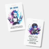 One Rocks! Rock Star VIP Pass 1st Birthday
