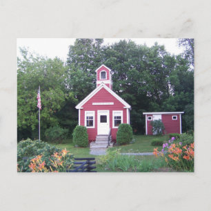 One Room School House Postcard