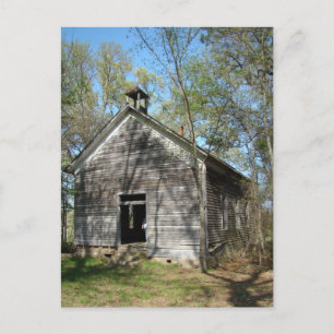 One Room School  Post Card