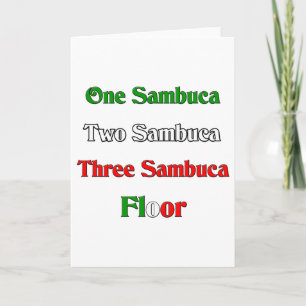 One Sambuca Holiday Card