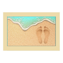 One Set of Footprints in the Sand