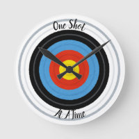 One Shot At A Time Wall Clock