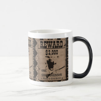 One Shot Johnson Reward Poster Magic Mug