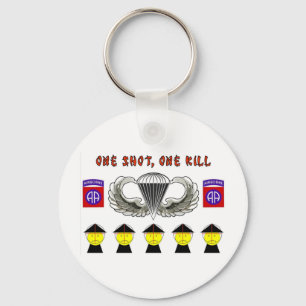ONE SHOT, ONE KILL KEY RING