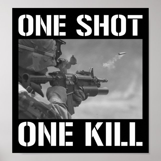 One Shot One Kill Poster (Front)