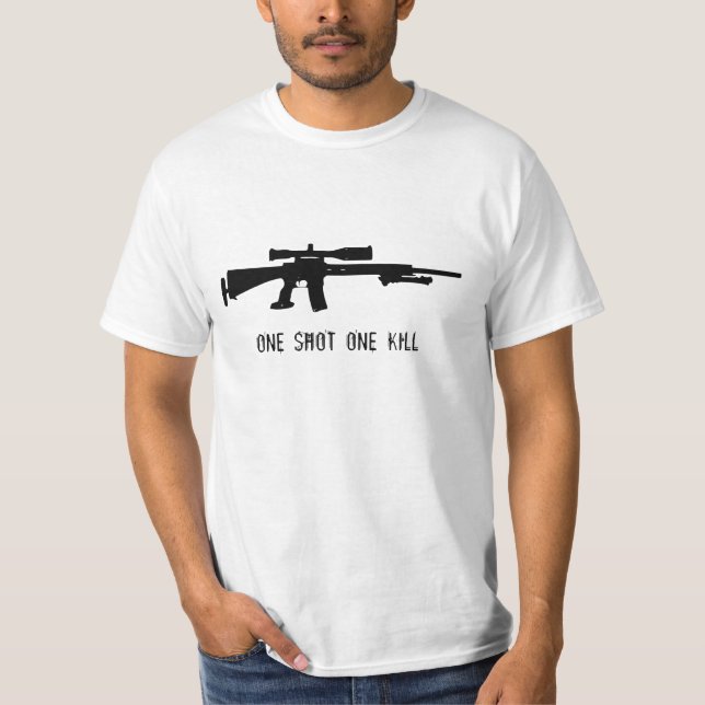 One Shot One Kill T-Shirt (Front)