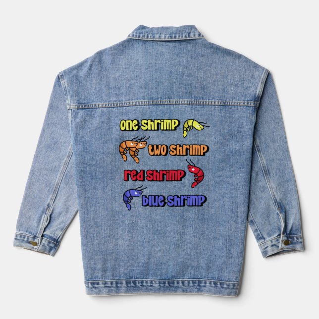 One Shrimp Two Shrimp Denim Jacket (Back)
