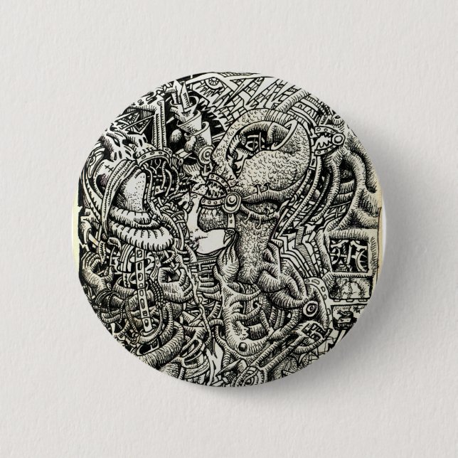 One-Sided Competition, by Brian Benson 6 Cm Round Badge (Front)