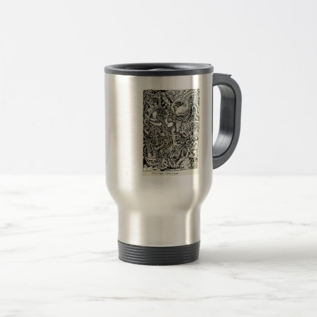 One-Sided Competition, by Brian Benson Travel Mug (Front Right)