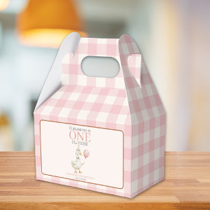 One Silly Goose 1st Birthday Girl Favour Box