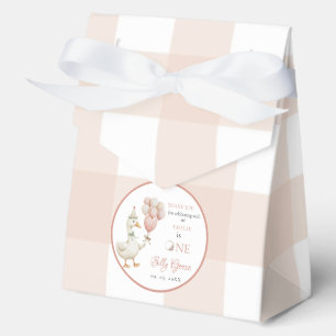 One Silly Goose Baby 1st Birthday Favour Box