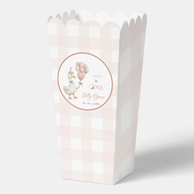 One Silly Goose Baby 1st Birthday Favour Box (Front)