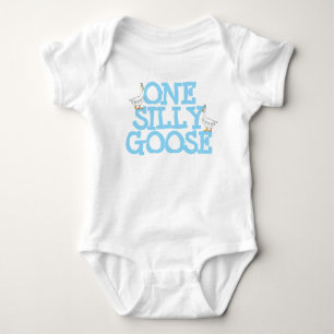 One Silly Goose Baby Bodysuit