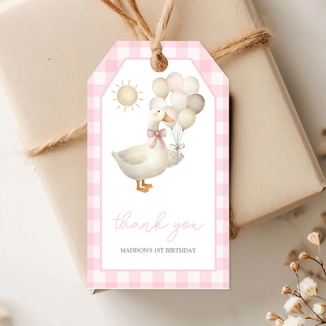 ONE Silly Goose, Balloons Gift Tags (Creator Uploaded)