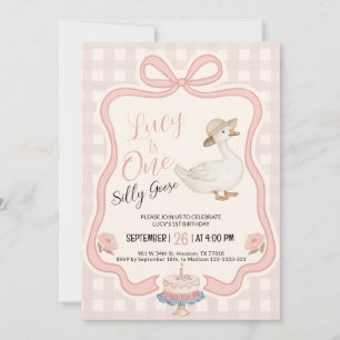 One Silly Goose Birthday Invitation