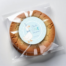 One Silly Goose Blue Party Hat Boy First Birthday