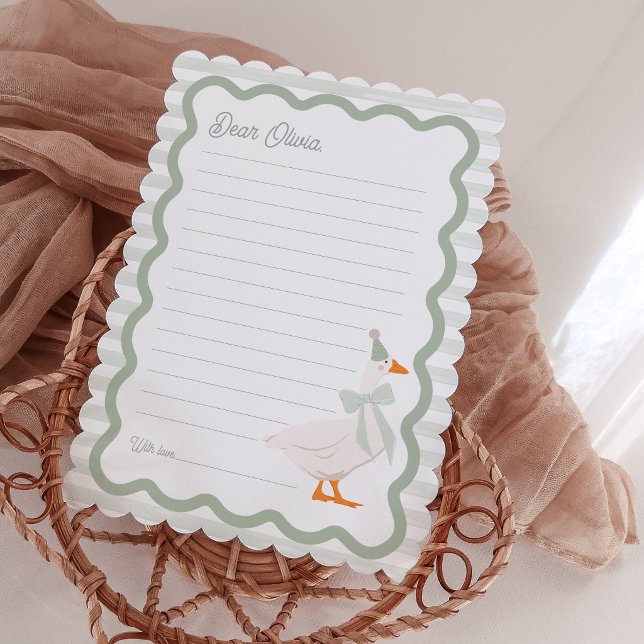 One Silly Goose Boy 1st Birthday Time Capsule Card (Creator Uploaded)