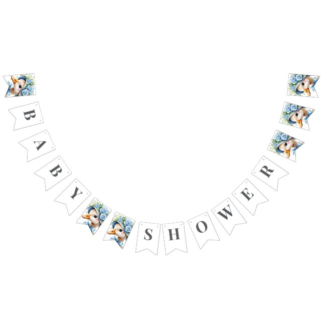 One Silly Goose Boy Baby shower Bunting (All)