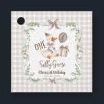 One Silly Goose Brown Bow 1st Birthday Favour Tags<br><div class="desc">Get ready to celebrate your little one’s first birthday with the One Silly Goose 1st Birthday Suite! This charming suite features an adorable goose wearing a cute brown bow, surrounded by sweet daisy flowers and cheerful greenery. All this cuteness comes together against a fun beige-checkered watercolor backdrop, making it perfect...</div>