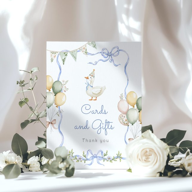 One Silly Goose Cards and Gifts Birthday party Poster (Creator Uploaded)