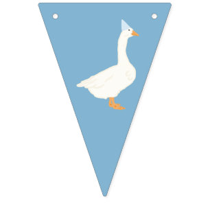 One Silly Goose First Birthday Bunting