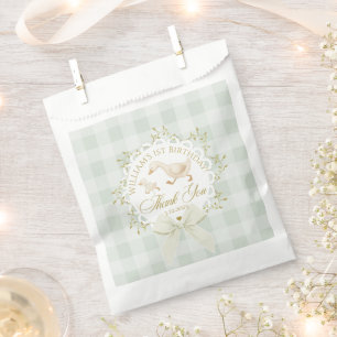 One Silly Goose Gender neutral Sage Birthday Favour Bags