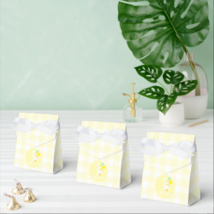 One Silly Goose Gingham 1st Birthday Favour Box