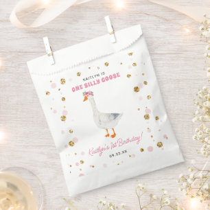 One Silly Goose Girls 1st Birthday Party Favour Bags