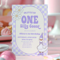 ONE Silly Goose Modern Retro 1st Birthday Party
