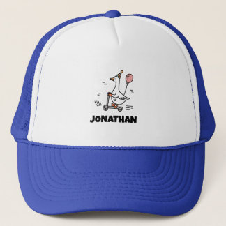 One Silly Goose on the Loose Funny T-Shirt Trucker Hat