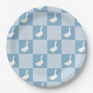 One Silly Goose  Paper Plate