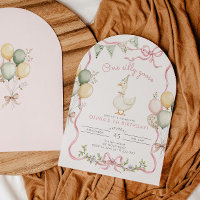 One Silly Goose Pink Girl 1st Birthday