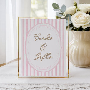 One Silly Goose Pink Girls Cards & Gifts Poster