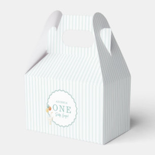 One Silly Goose Teal Blue Boys 1st Birthday Favour Box
