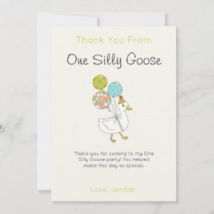 One Silly Goose Thank You Card