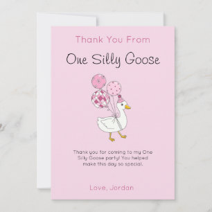 One Silly Goose Thank You Card