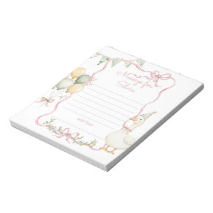 One Silly Goose time capsule message Notepad