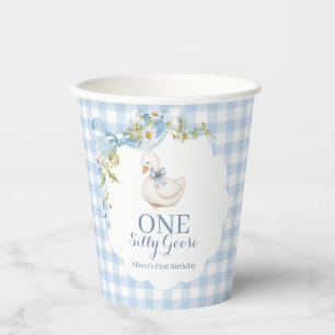 One Silly Goose Vintage Daisy Birthday Invitation Paper Cups
