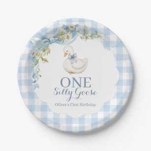 One Silly Goose Vintage Daisy Birthday Invitation Paper Plate