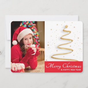 One Single Photo Christmas Season's Greetings Card