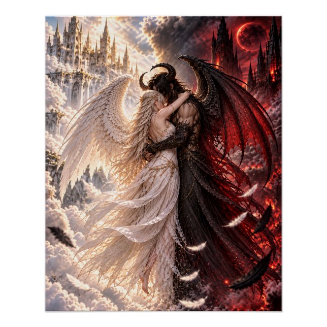 ONE SKY, TWO WORLDS | Under the same sky, differen Poster (Front)