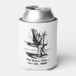 One Small Step Apollo 11 Moon Landing Can Cooler