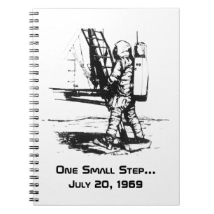 One Small Step Apollo 11 Moon Landing Notebook