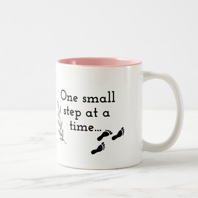 One Small Step at a Time Coffee Mug (Right)