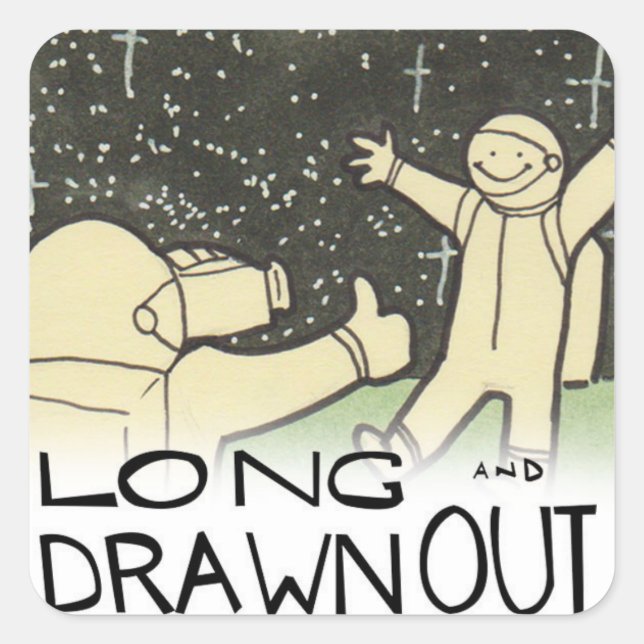 One Small Step for Man? Square Sticker (Front)