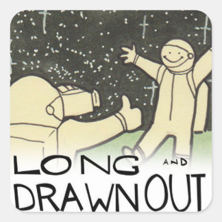 One Small Step for Man? Square Sticker