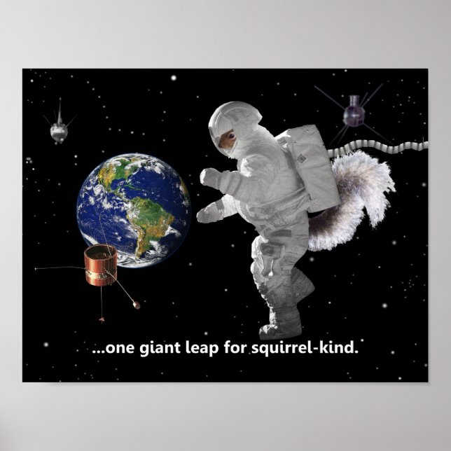 One Small Step for Squirrel Kind Poster (Front)